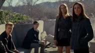 Byrne (Right) as Moira (Image via YouTube/X-Men Movies)